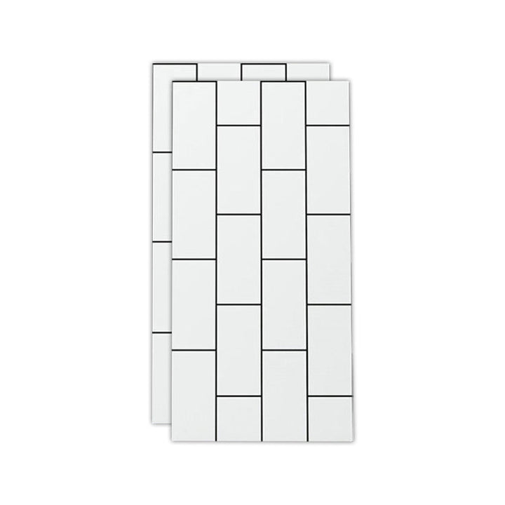 BowLift | Floor Wall Tiles Marble Pattern Wallpaper Rectangular Bathroom Kitchen Wallpaper