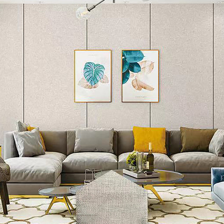 BowLift | Modern Style Linen Wall Panel Living Room Removable Wall Covering