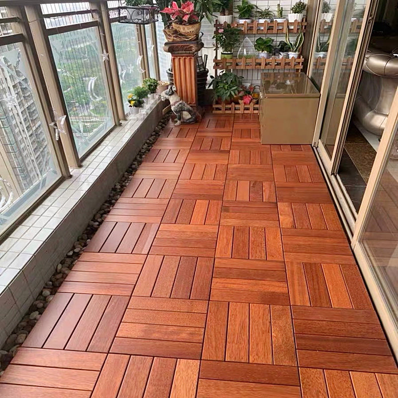 BowLift | Modern Style Square Wood Flooring Corrosion Resistant Outdoor Wood Flooring