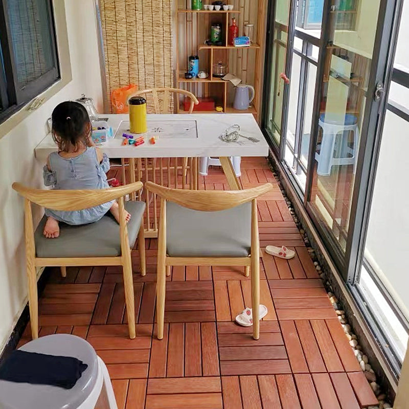 BowLift | Modern Style Square Wood Floor Corrosion-Resistant Outdoor Wood Floor