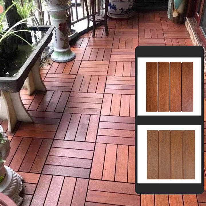 BowLift | Modern Style Square Wood Flooring Corrosion Resistant Outdoor Wood Flooring