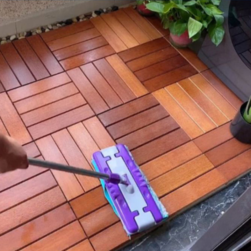 BowLift | Modern Style Square Wood Flooring Corrosion Resistant Outdoor Wood Flooring