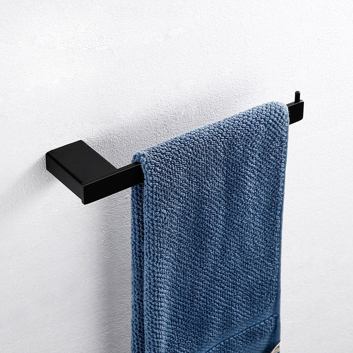 BowLift | Traditional Bathroom Accessories Hardware Set in Black Metal