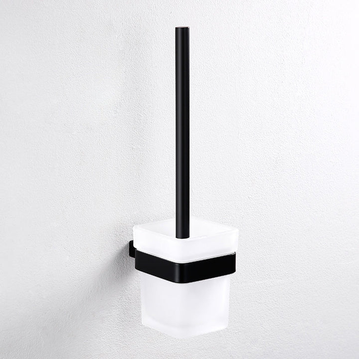 BowLift | Traditional Bathroom Accessories Hardware Set in Black Metal
