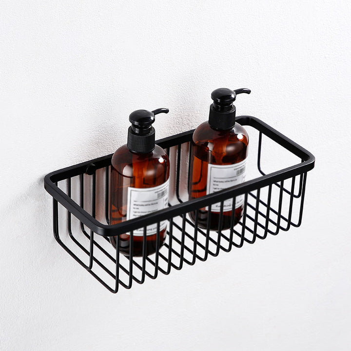BowLift | Traditional Bathroom Accessories Hardware Set in Black Metal