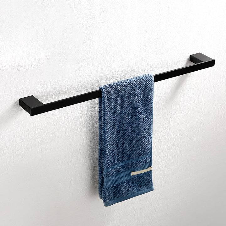 BowLift | Traditional Bathroom Accessories Hardware Set in Black Metal