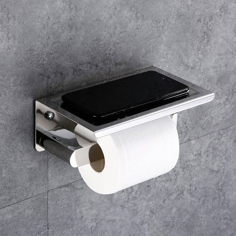 BowLift | Contemporary Bathroom Accessories Hardware Set in Silver with Soap Dish