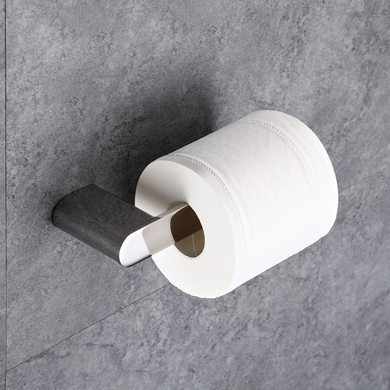 BowLift | Contemporary Bathroom Accessories Hardware Set in Silver with Soap Dish