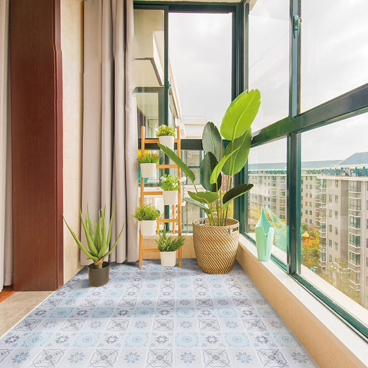 BowLift | Modern Vinyl Plank Flooring Porcelain Tile Look Self-adhesive PVC Flooring
