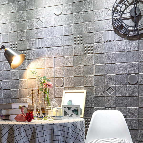 BowLift | Home Interior Wall Panel 3D Printed Brick Peel and Stick Wall Covering