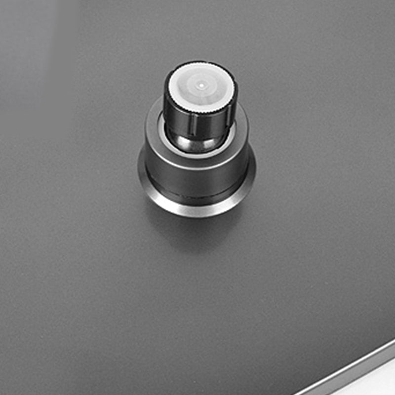 BowLift | Modern Gray Shower Head Combo Standard Spray Pattern Rectangular Large Shower Head