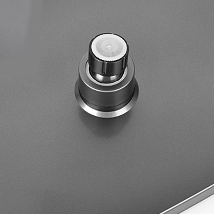 BowLift | Modern Gray Shower Head Combo Standard Spray Pattern Rectangular Large Shower Head