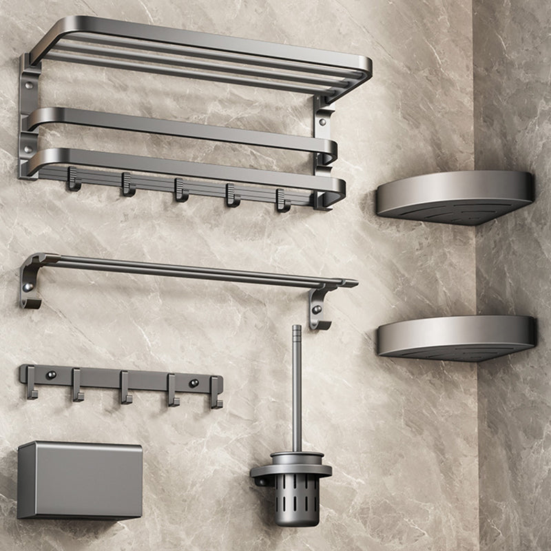 BowLift | Traditional bathroom accessory as a single piece or in a set in gray