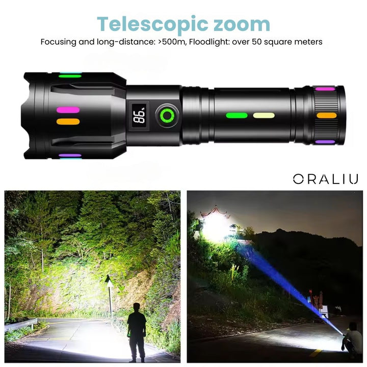BowLift | Military-Grade LED Flashlight – Rechargeable – 9000 Lumens