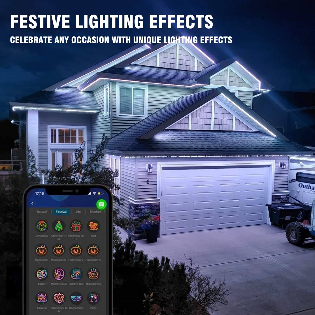 BowLift | Smart Rainbow LED Permanent Outdoor Light