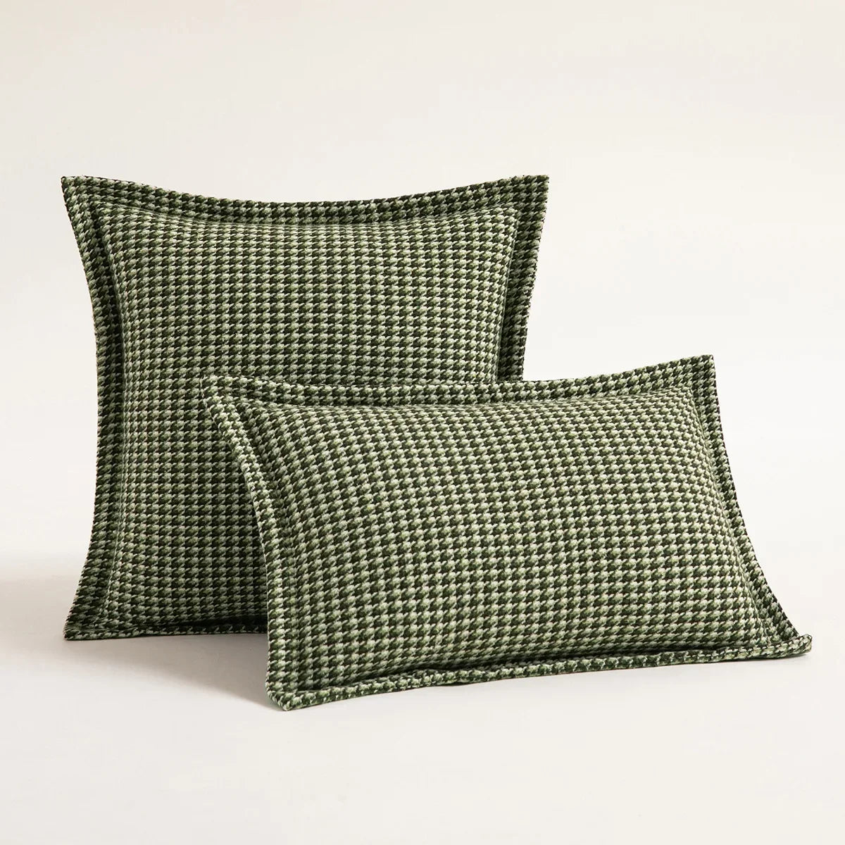 BowLift | Houndstooth Orange Jacquard Pillowcase