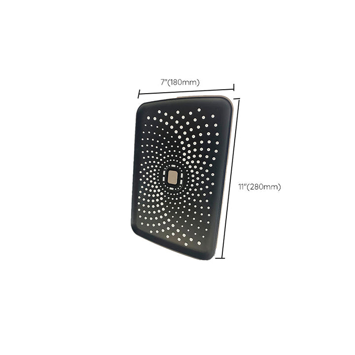 BowLift | Black Large Shower Head Standard Spray Pattern with Hand Shower