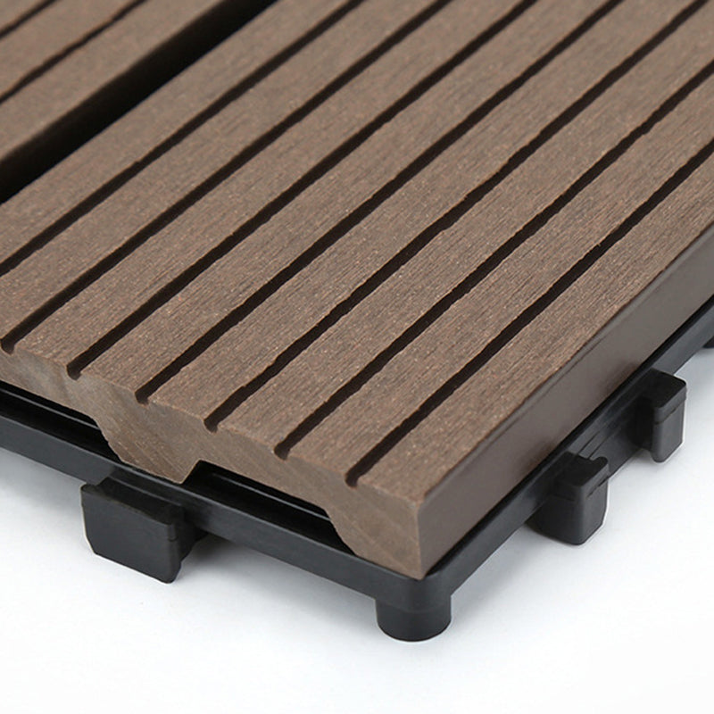 BowLift | 12" X 12" Deck/Patio floor tiles 4-Slat Square for outdoor patio tiles