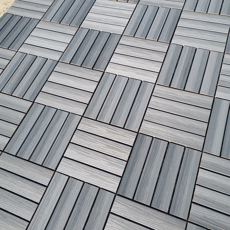 BowLift | 12" X 12" Deck/Patio floor tiles 4-Slat Square for outdoor patio tiles