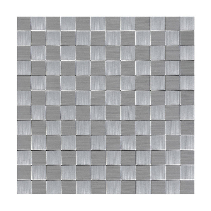 BowLift | Subway Tile Wallpaper Contemporary Peel and Stick Wall Tile with Metal Look