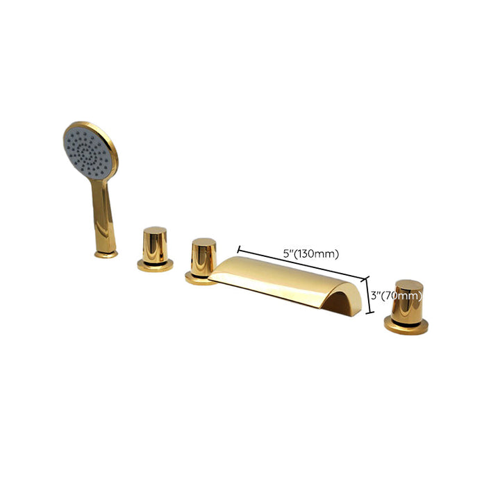 BowLift | Contemporary Style Bathroom Faucet Metal Deck Mounted Bathroom Faucet