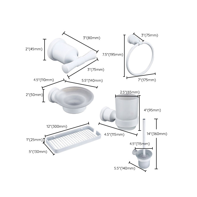 BowLift | Contemporary white bathroom accessories as a single piece or in a set