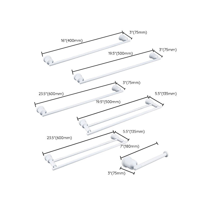 BowLift | Contemporary white bathroom accessories as a single piece or in a set