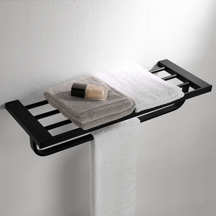 BowLift | Contemporary Bathroom Accessories As Individual Item Or As Set in Black