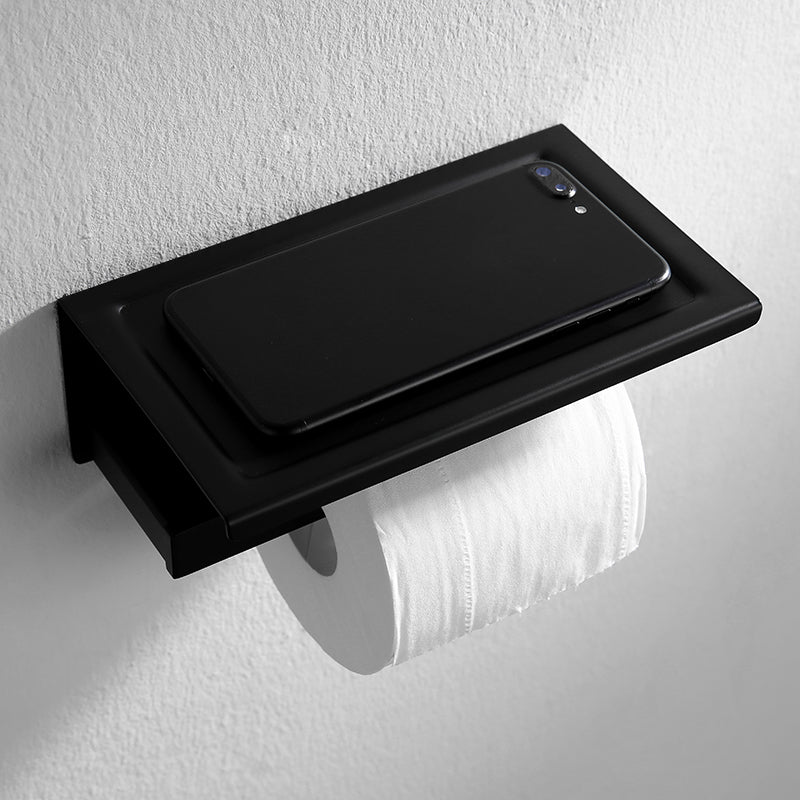 BowLift | Contemporary Bathroom Accessories As Individual Item Or As Set in Black