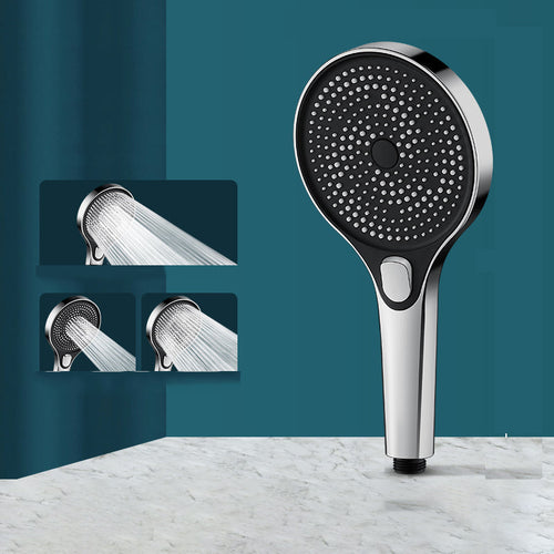BowLift | Modern Round Hand Shower Adjustable Spray Pattern Wall Mount Hand Shower