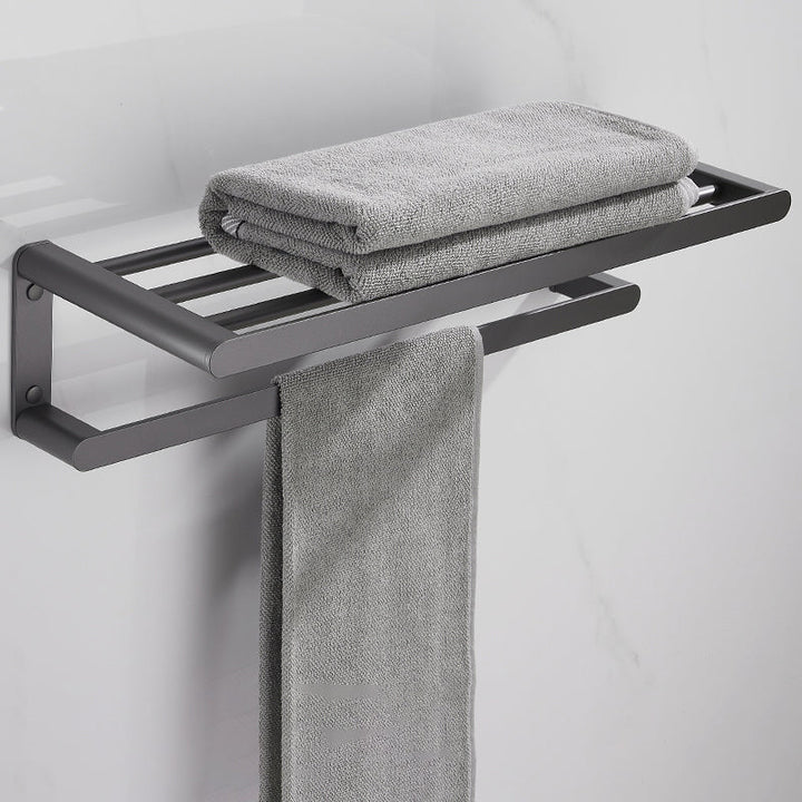 BowLift | Modern Gray Bathroom Accessory As a Single Piece or As a Set Made of Metal