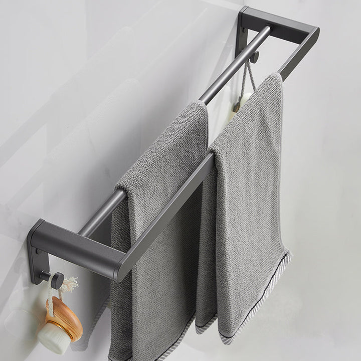 BowLift | Modern Gray Bathroom Accessory as Individual Piece or as Set Made of Metal