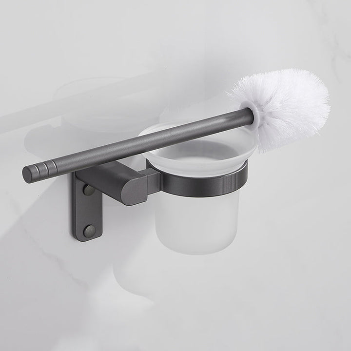 BowLift | Modern Gray Bathroom Accessory as Individual Piece or as Set Made of Metal