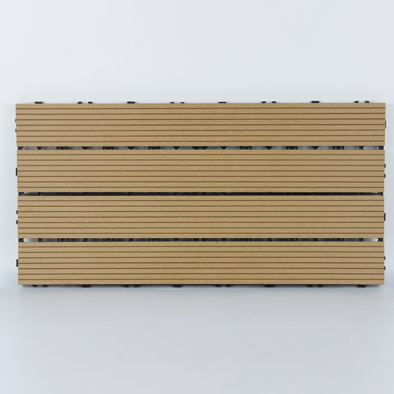 BowLift | 12" X 24" Deck/Pavement Floor Tiles 4-Slat Decking Tiles