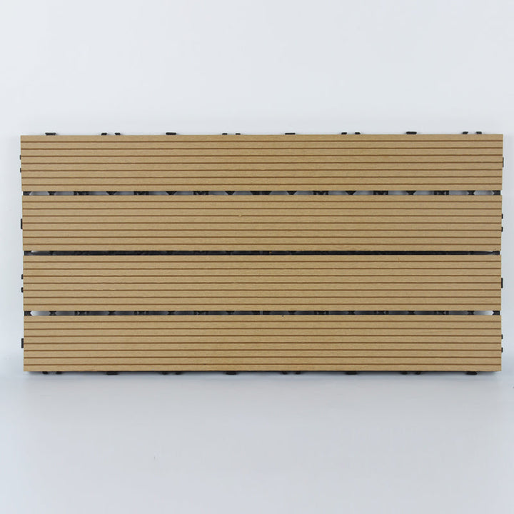 BowLift | 12" X 24" Deck/Pavement Floor Tiles 4-Slat Decking Tiles