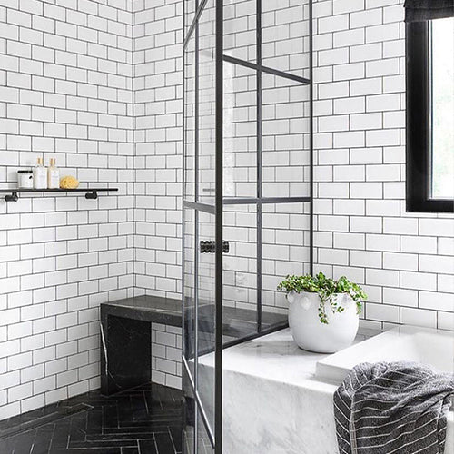 BowLift | Plastic Peel & Stick Subway Tiles Contemporary Waterproof Peel & Stick Subway Tiles