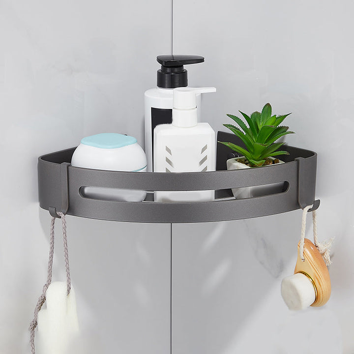 BowLift | Contemporary bathroom accessories single piece or in a set made of gray metal