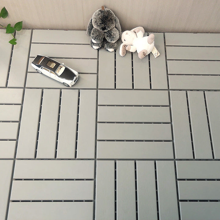 BowLift | 4-Slat 12" X 12" PVC Floor Tiles Connection Installation Floor Tiles