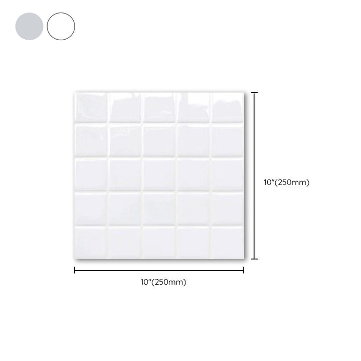 BowLift | White Mosaic Peel & Stick Tile Waterproof Kitchen Backsplash Wallpaper