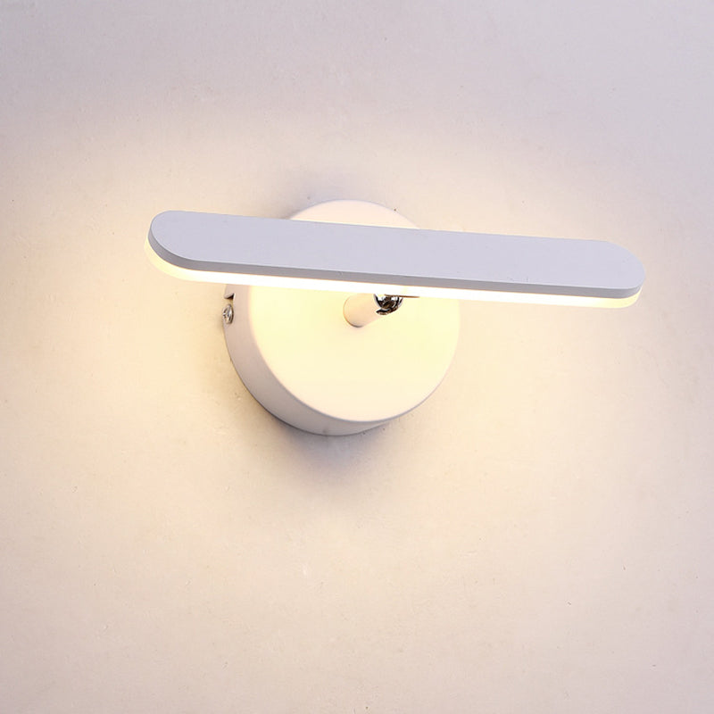 BowLift | Aluminium Linear Wall Lamp Modern LED White Wall Light in Natural/Warm Light for Bathroom