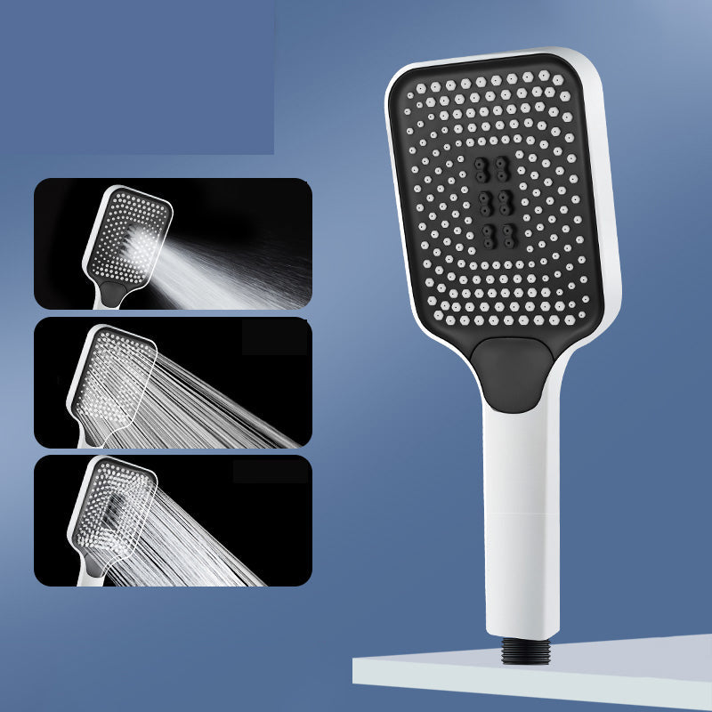 BowLift | Modern Rectangular Hand Shower in Black 3 Spray Wall Mounted Hand Shower