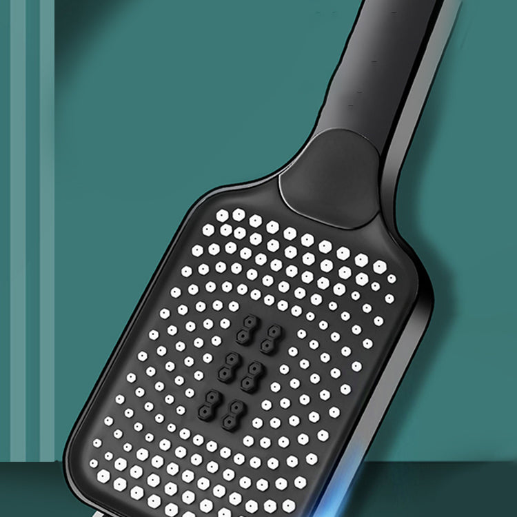 BowLift | Modern Rectangular Hand Shower in Black 3 Spray Wall Mounted Hand Shower