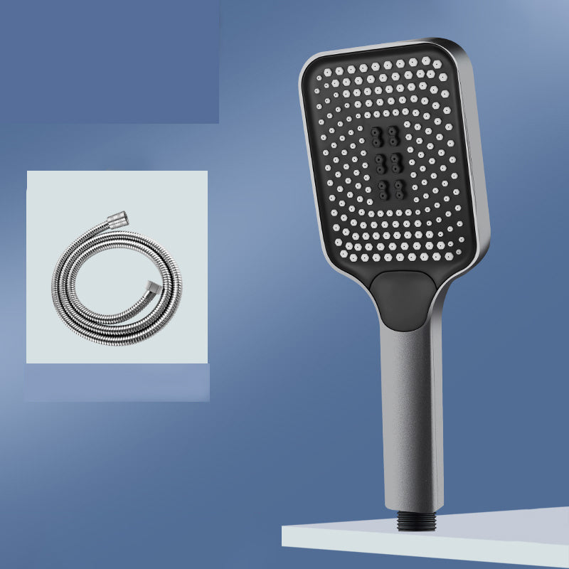 BowLift | Modern Rectangular Hand Shower in Black 3 Spray Wall Mounted Hand Shower