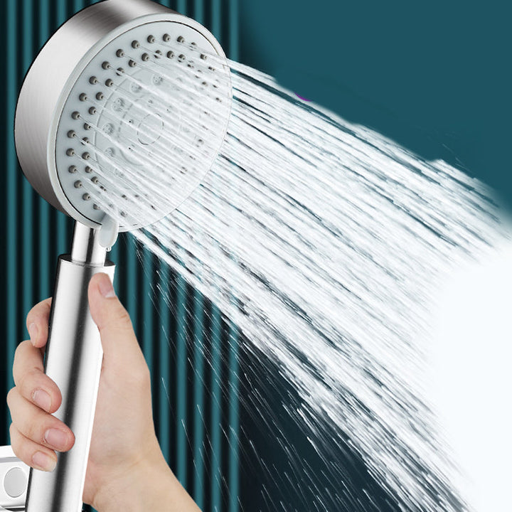 BowLift | Round self-cleaning hand shower adjustable spray pattern stainless steel hand shower