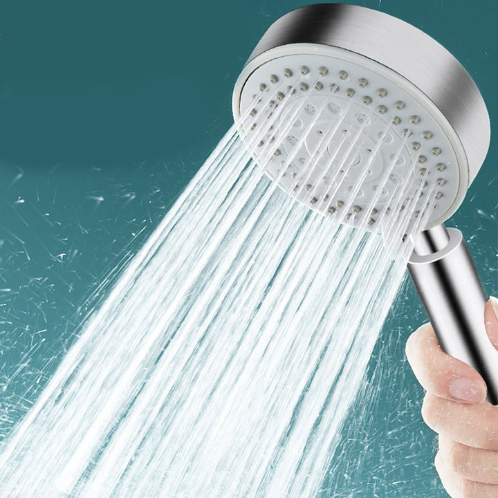 BowLift | Round self-cleaning hand shower adjustable spray pattern stainless steel hand shower
