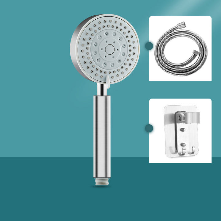 BowLift | Round self-cleaning hand shower adjustable spray pattern stainless steel hand shower
