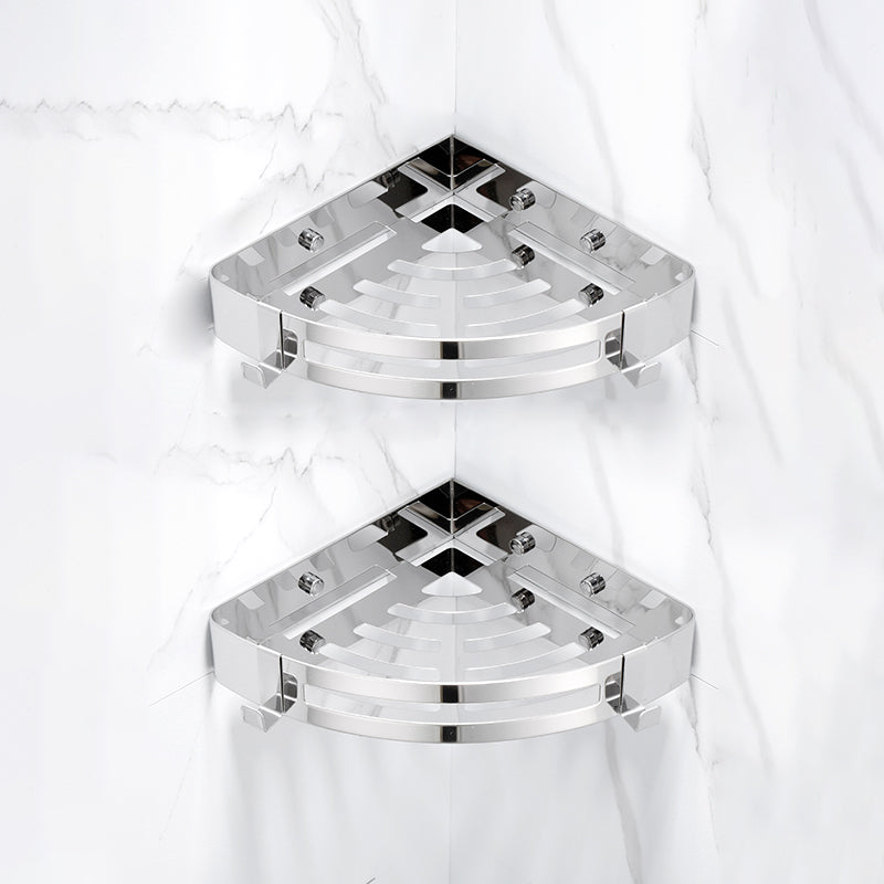 BowLift | Modern Gold/Silver 3-piece Bathroom Accessories Set, Bath Shelf