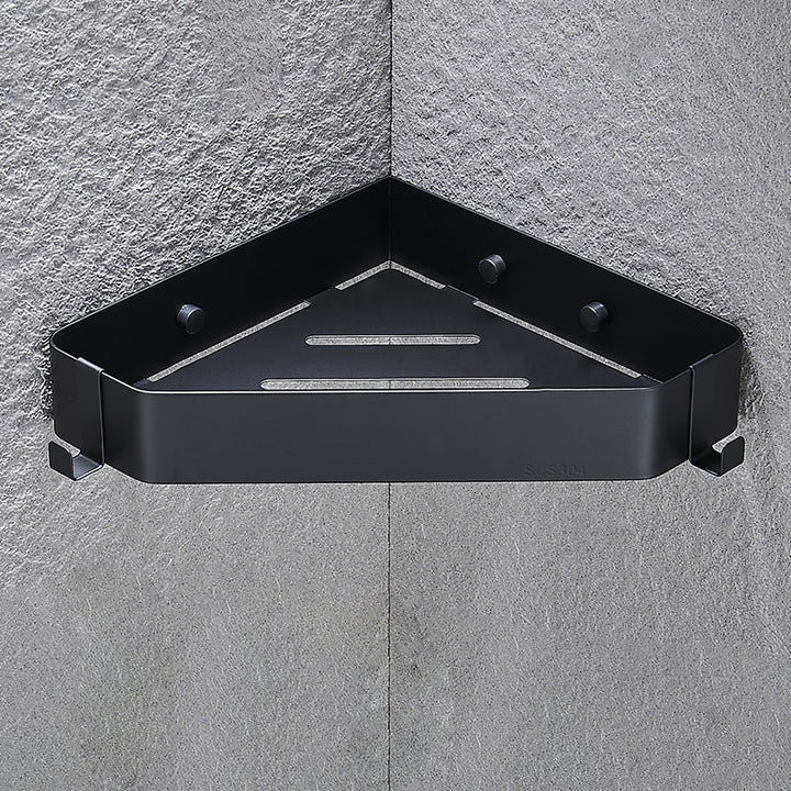 BowLift | Modern 3-piece bathroom accessory set made of stainless steel, bathroom shelf