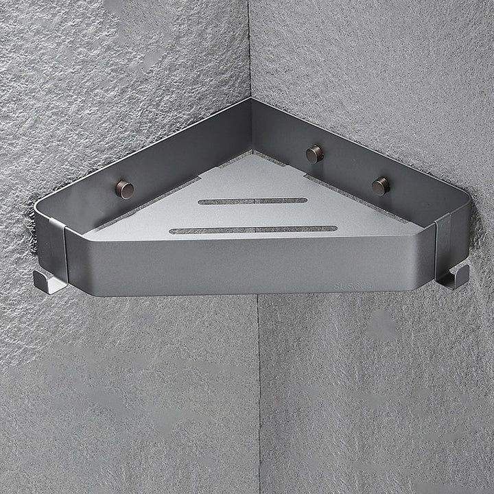 BowLift | Modern 3-piece bathroom accessory set made of stainless steel, bathroom shelf