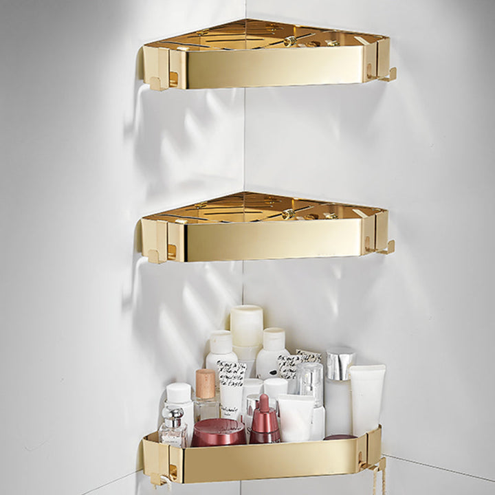BowLift | Modern 3-piece bathroom accessory set made of stainless steel, bathroom shelf